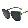 Luxury Cat Eye Sunglasses – Oversized Black Frame Workoutry