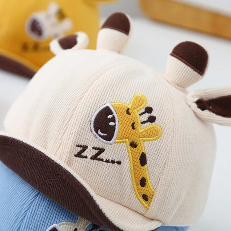Giraffe Ear Baby Cap – Short Brim & Cute Style Bianca Australia