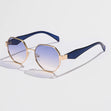 Luxury Polygon Metal Sunglasses Workoutry