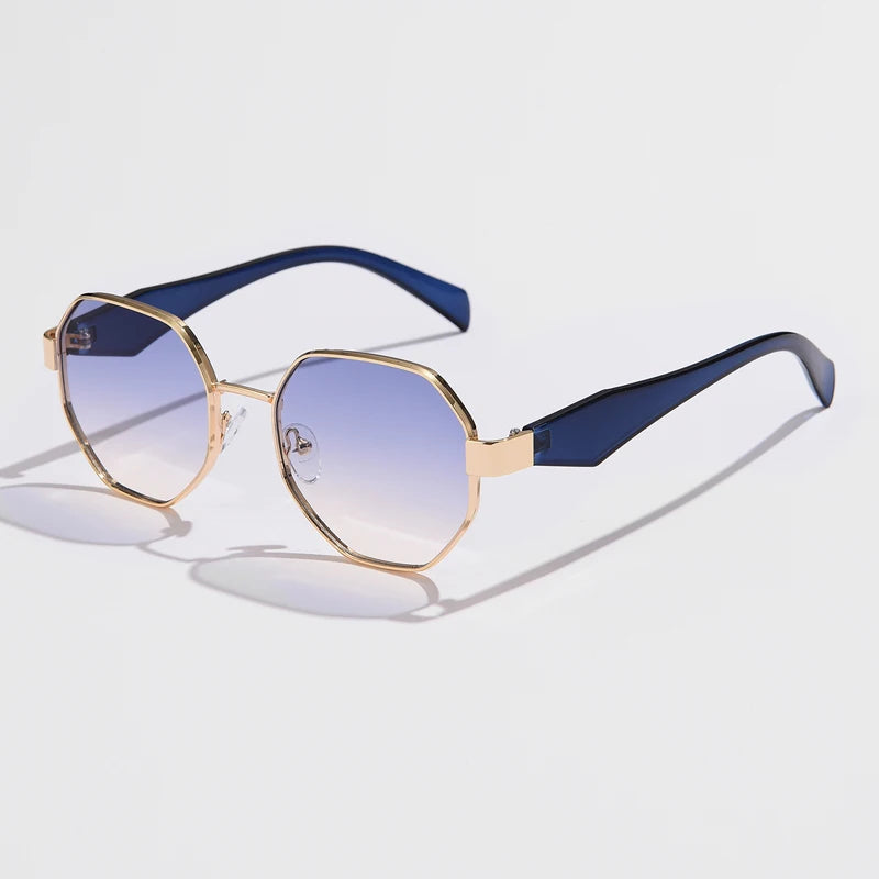 Luxury Polygon Metal Sunglasses Workoutry
