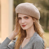Plaid Wool Beret – French Winter Style Workoutry