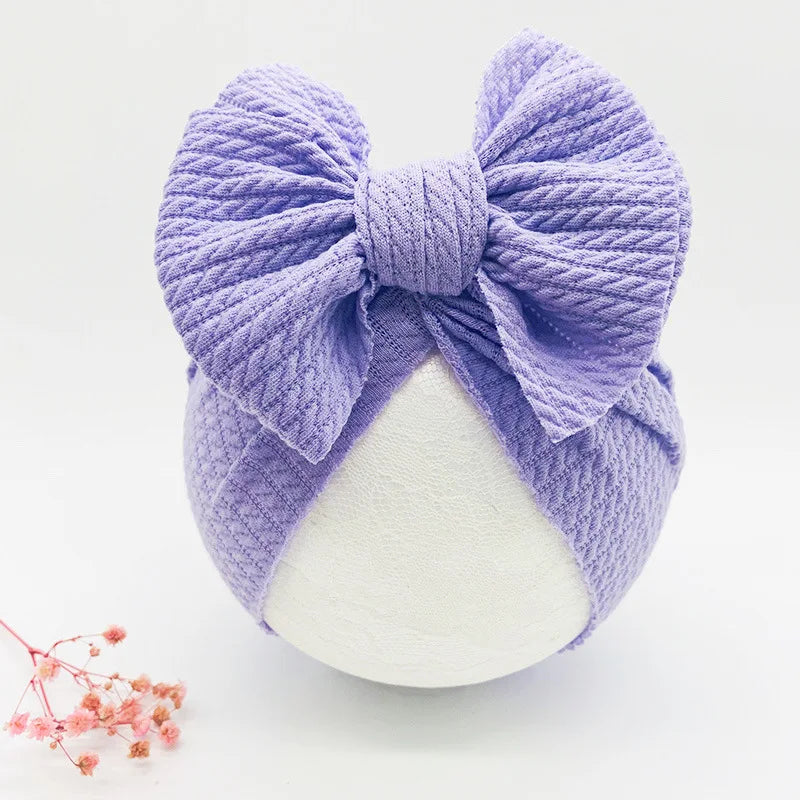 Newborn Winter Turban with Bow – Matching Set Bianca Australia