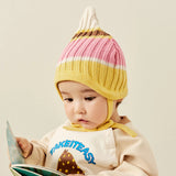Colourblock Kids Beanie with Earflaps Bianca Australia