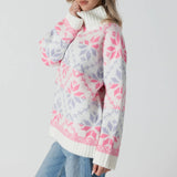 Tessa | Snowflake Turtleneck Christmas Knit Sweater Bianca Australia