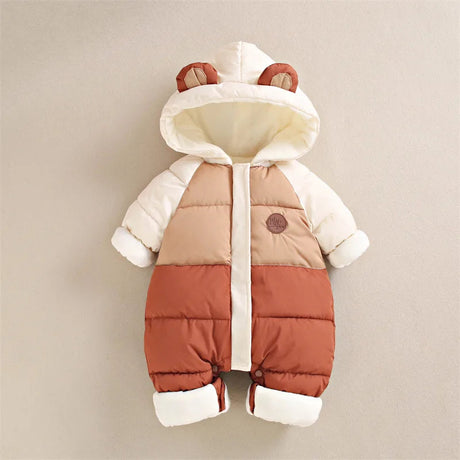 Winter Baby Snowsuit – Hooded & Windproof Velvet Bianca Australia