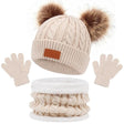 Baby Winter Knit Set – Hat, Scarf & Mittens Bianca Australia