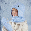 Warm Earflap Beanie Set – Boys & Girls 3-in-1 Bianca Australia