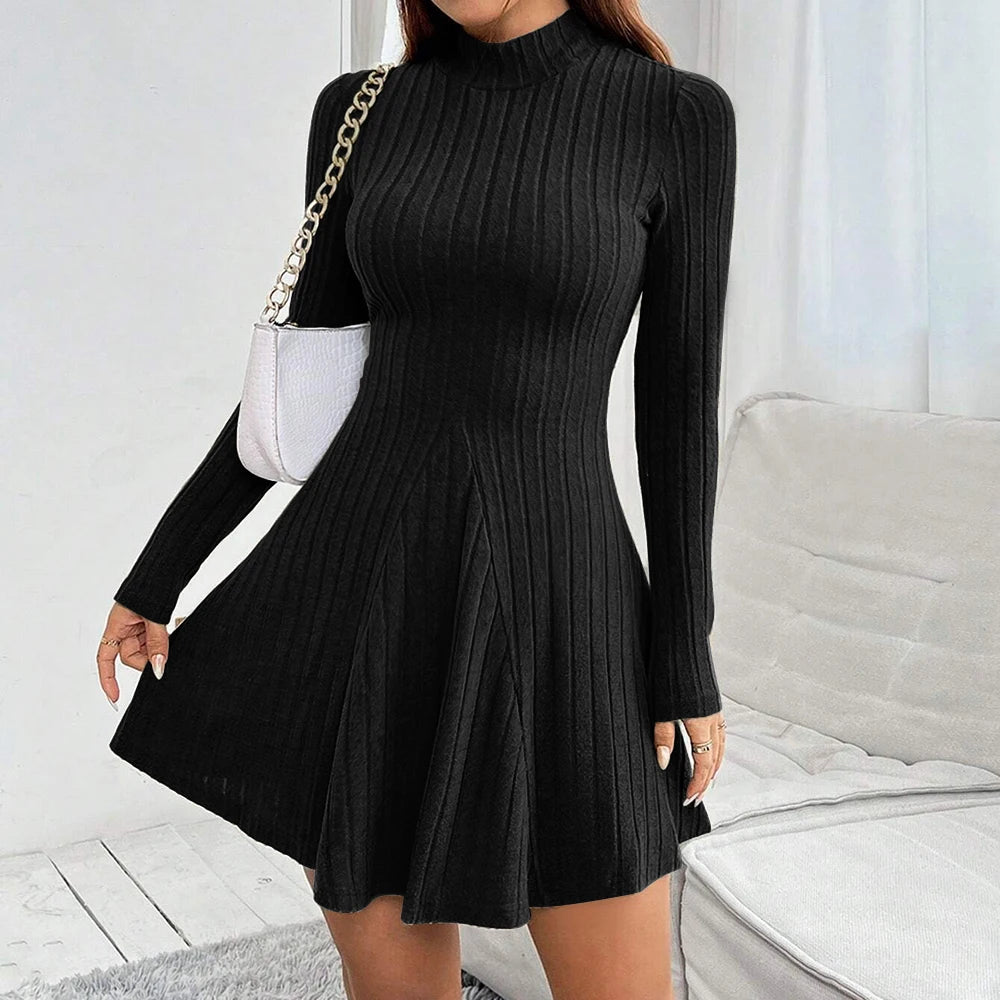 Élina | High-Waist Flare Mini Dress Bianca Australia