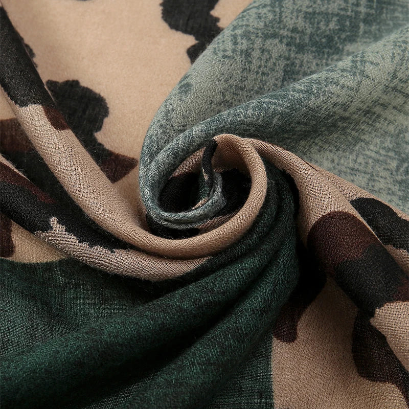 Yasmin | Floral Print Cotton Viscose Tassel Scarf Bianca Australia