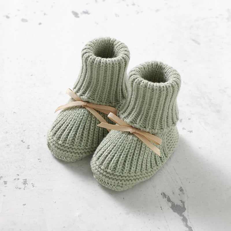 Newborn Knit Ensemble – 4Pcs Warm & Unisex - Bianca Australia