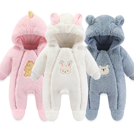 Thick Cotton Baby Jumpsuit – Warm & Unisex Design Bianca Australia