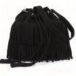 Soft Velvet Tassel Shoulder Bag Workoutry