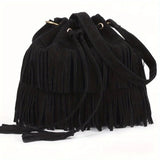 Soft Velvet Tassel Shoulder Bag Workoutry