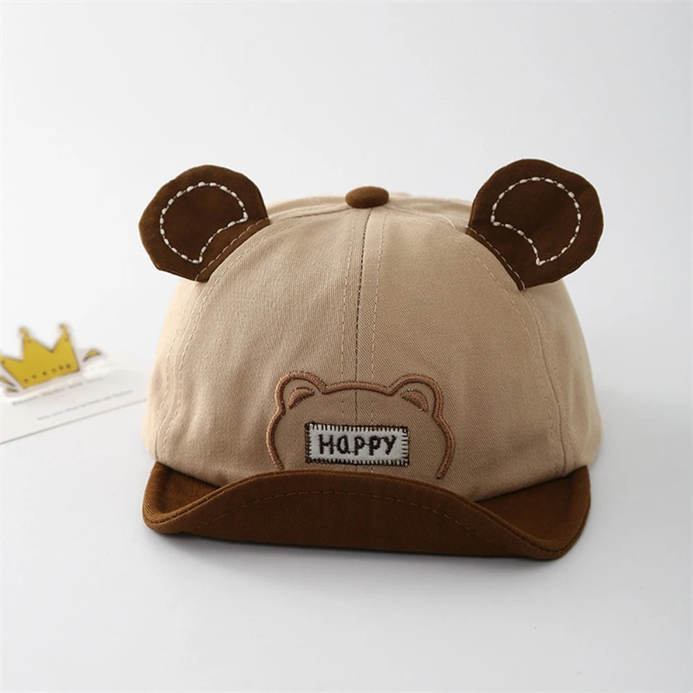 Soft Brim Baby Baseball Cap – Smiley Design Bianca Australia