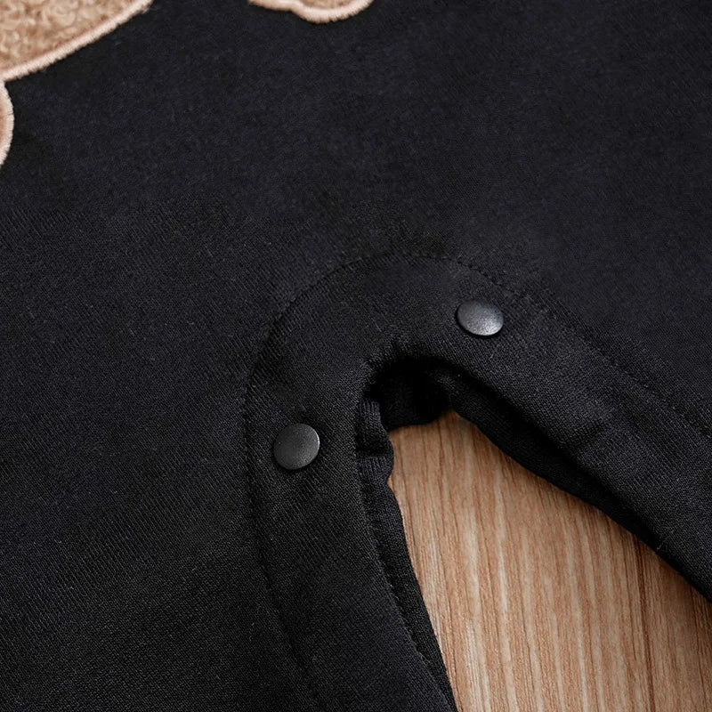 Teddy Bear Baby Romper – Soft & Embroidered Style Bianca Australia