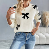 Nina | Bow-Tie Detail Knit Sweater Bianca Australia