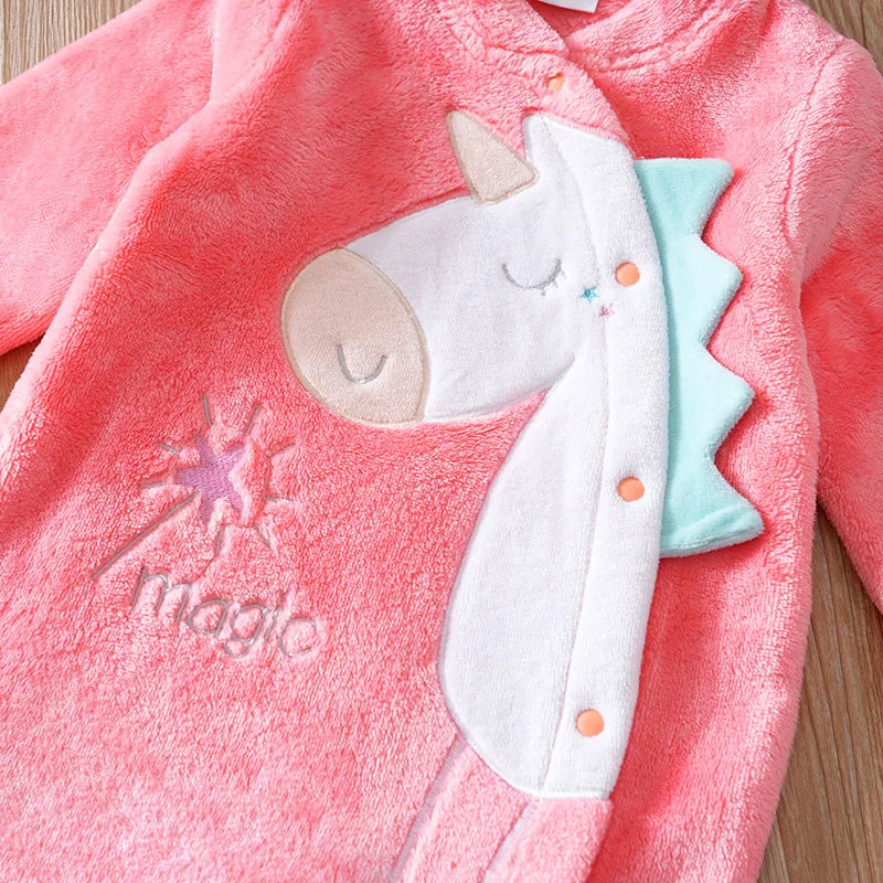 3D Unicorn Baby Romper – Soft & Footed Fit - Bianca Australia