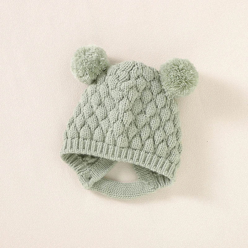 Newborn Knit Ensemble – 4Pcs Warm & Unisex - Bianca Australia