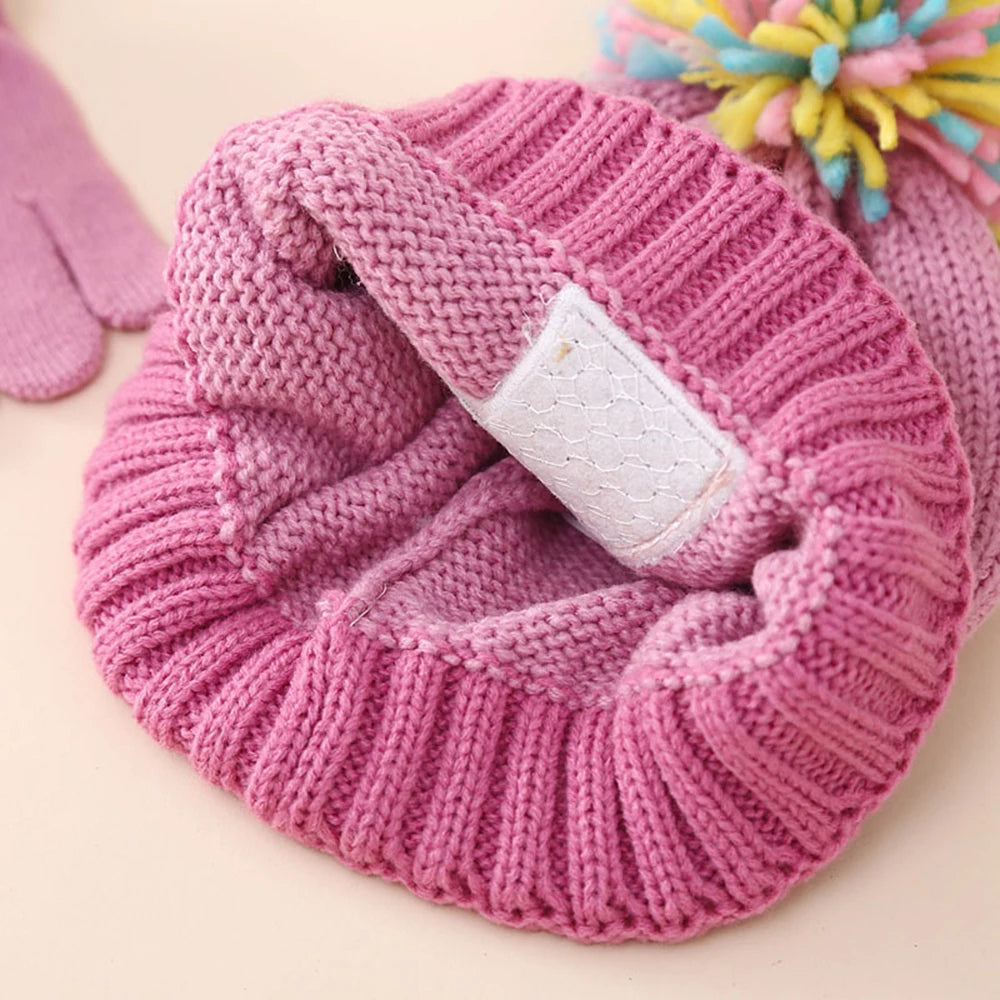 Girls’ Warm Unicorn Beanie & Gloves Set Bianca Australia
