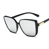 Luxury Cat Eye Sunglasses – Oversized Black Frame Workoutry