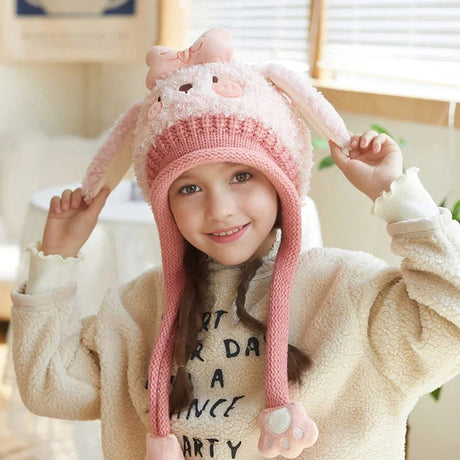 Earflap Baby Cap – Smiley Face & Cosy Fit Bianca Australia