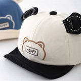 Soft Brim Baby Baseball Cap – Smiley Design Bianca Australia