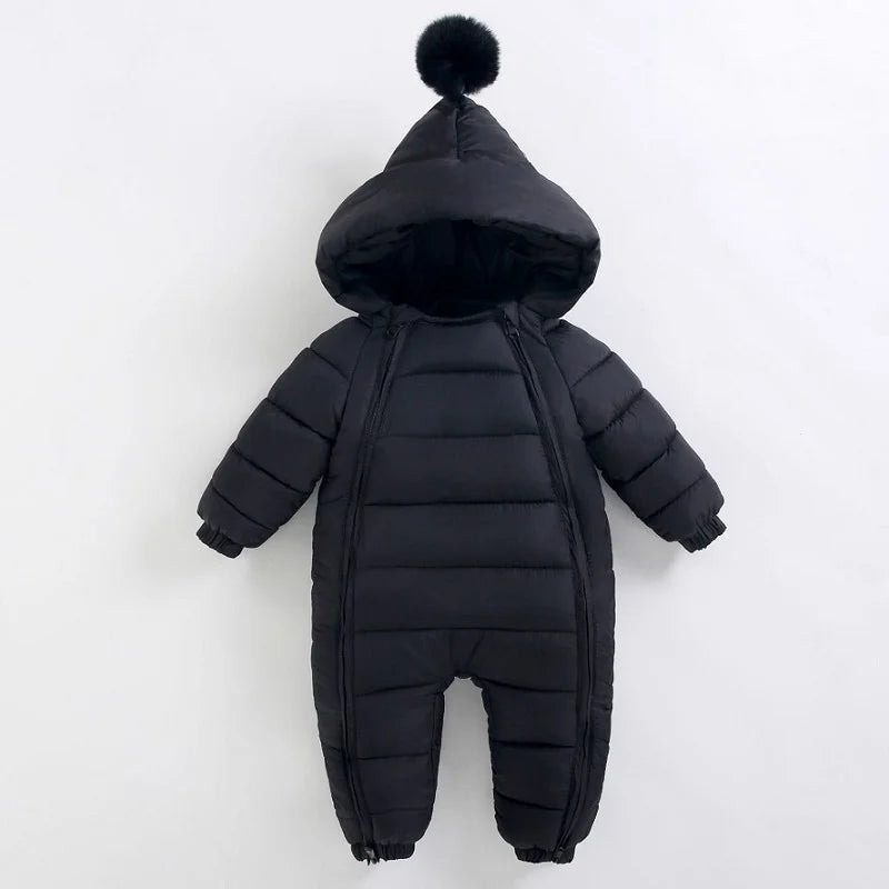 Plush Hooded Baby Snowsuit – Thick & Cosy Bianca Australia