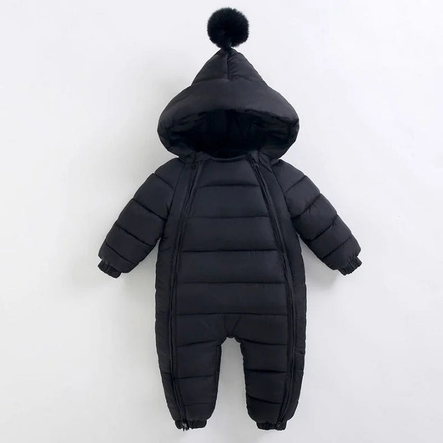 Plush Hooded Baby Snowsuit – Thick & Cosy Bianca Australia