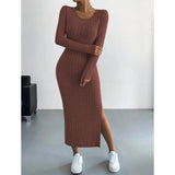 Kaïa | Striped Knit Maxi Dress Bianca Australia