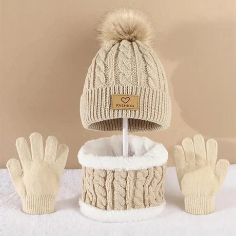Cosy Kids’ Beanie, Scarf & Gloves Set Bianca Australia