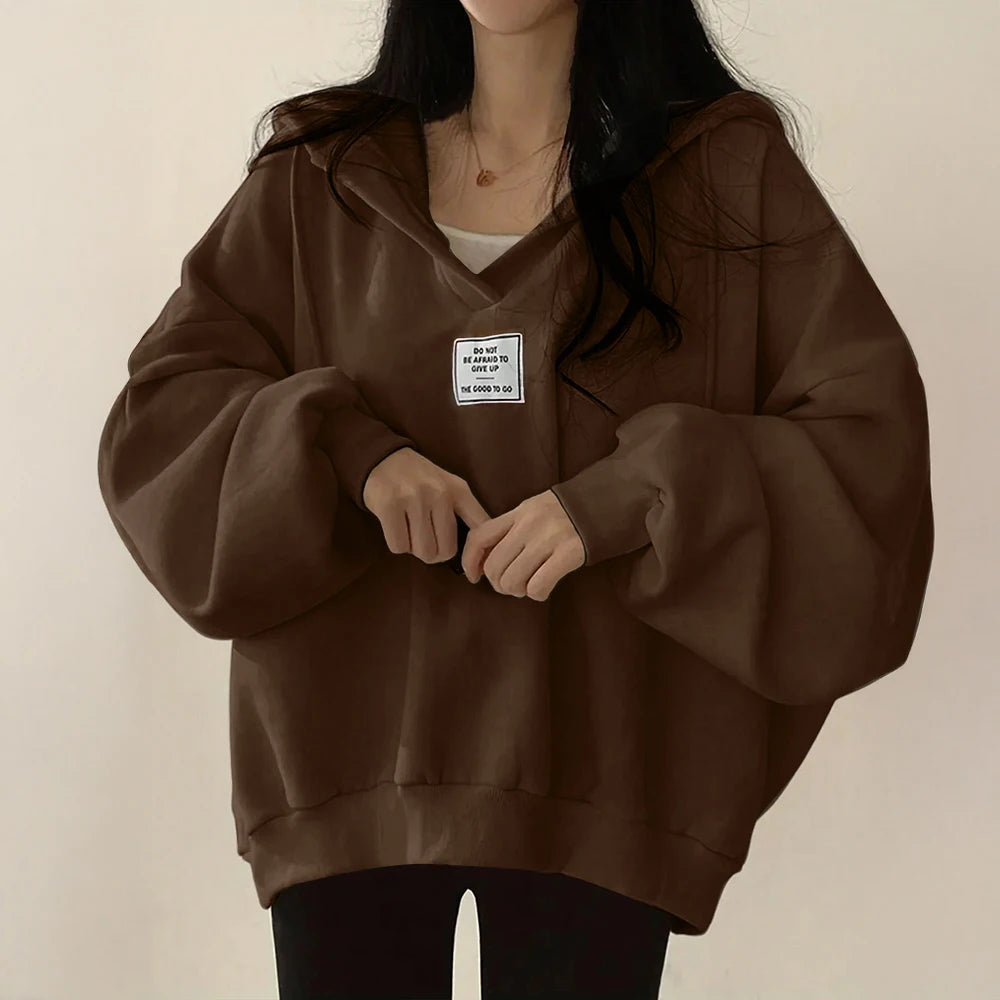 Minji | Korean Appliqué Hoodie Bianca Australia