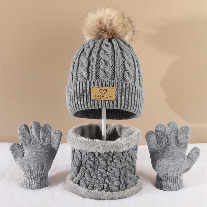 Cosy Kids’ Beanie, Scarf & Gloves Set Bianca Australia