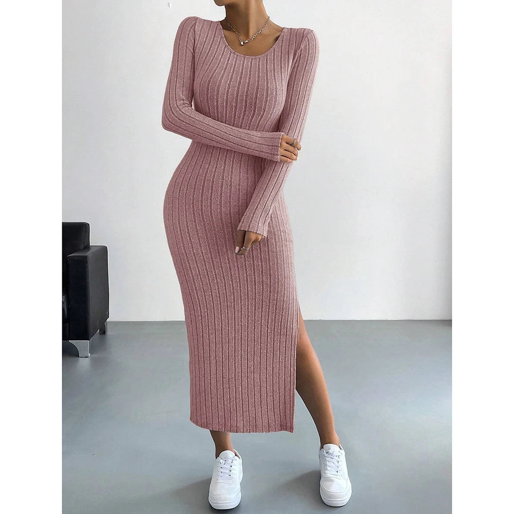 Kaïa | Striped Knit Maxi Dress Bianca Australia