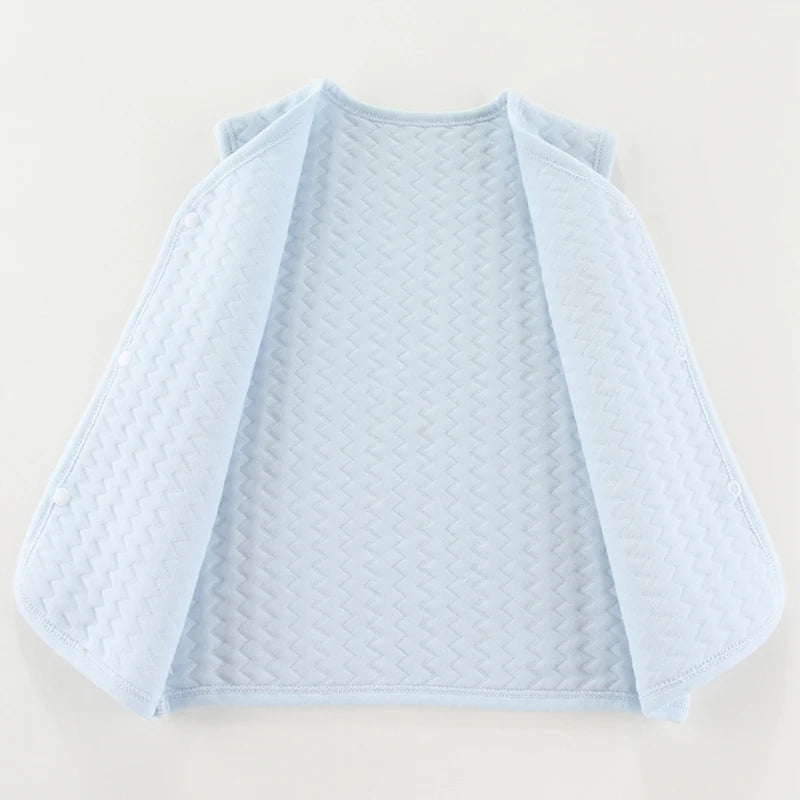 Soft Cotton Quilted Baby Vest with Bear Patch – Winter Warm 3