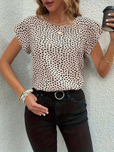 Spotted Butterfly Sleeve T-Shirt 2