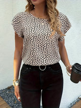 Spotted Butterfly Sleeve T-Shirt 3