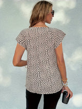Spotted Butterfly Sleeve T-Shirt Back