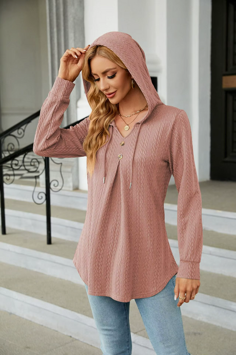 Stella V-Neck Hoodie