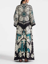 Unique Flowing Floral Maxi Dress 2