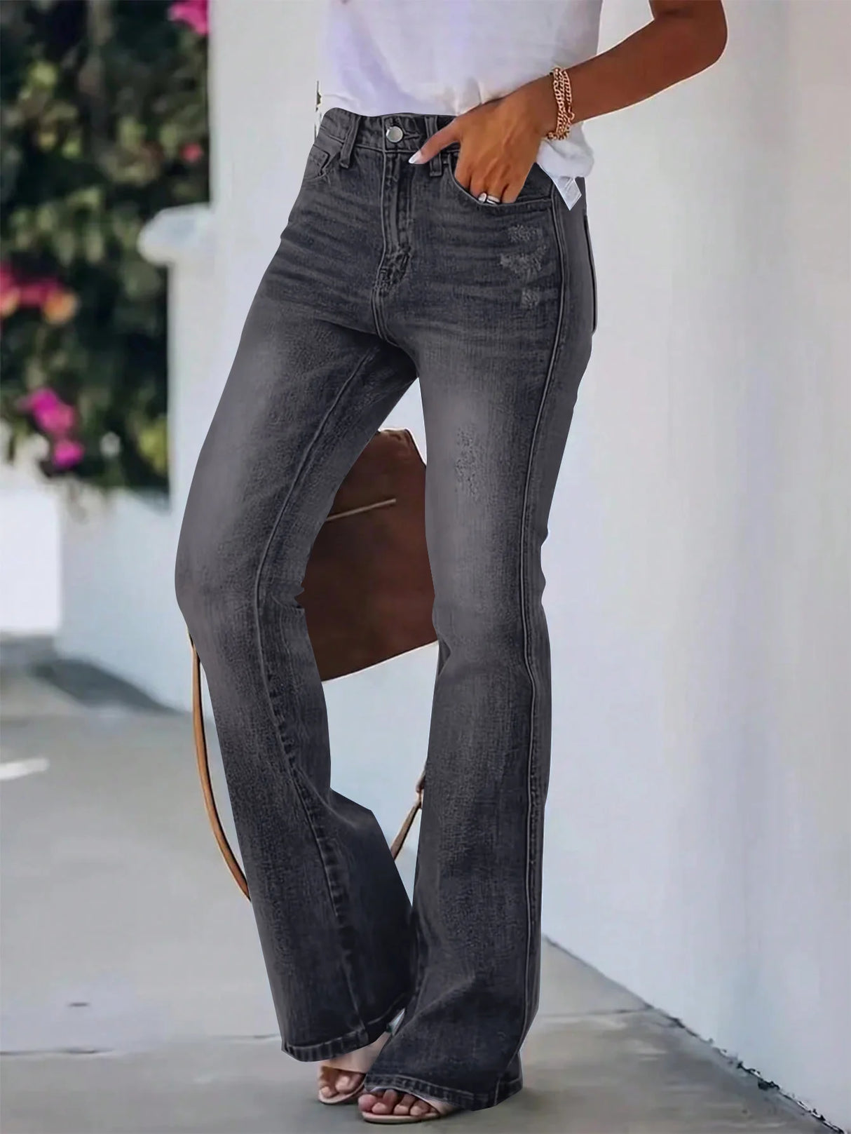 Ursula Thermal High-Waist Denim 6