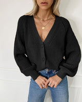Vivienne Lantern Sleeve Cardigan 1