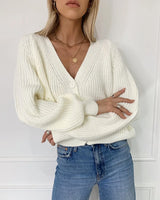 Vivienne Lantern Sleeve Cardigan 2