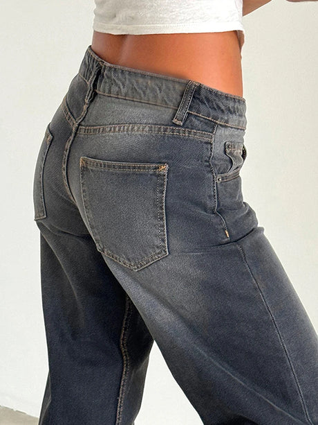 Wren High-Waisted Baggy Jeans 1