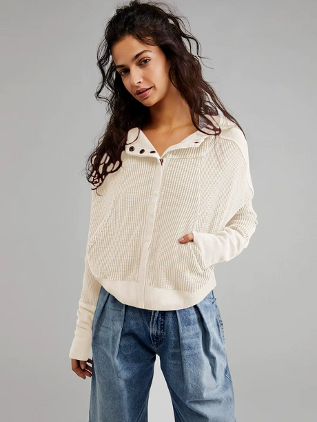 Zoe Slim-Fit Zip Hoodie