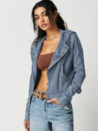 Zoe Slim-Fit Zip Hoodie 1