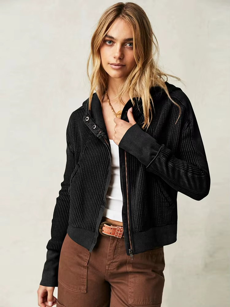 Zoe Slim-Fit Zip Hoodie 2