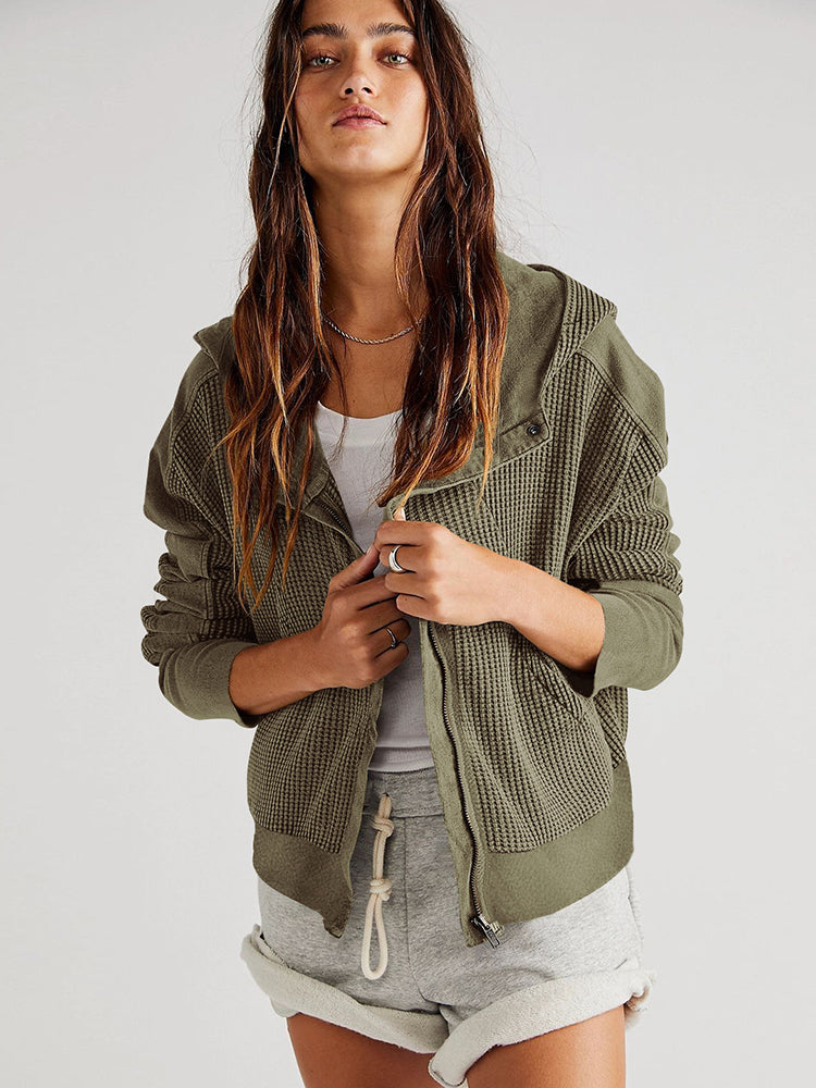 Zoe Slim-Fit Zip Hoodie 4