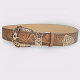 Wide PU Leather Belt – Punk Cowgirl Style Workoutry