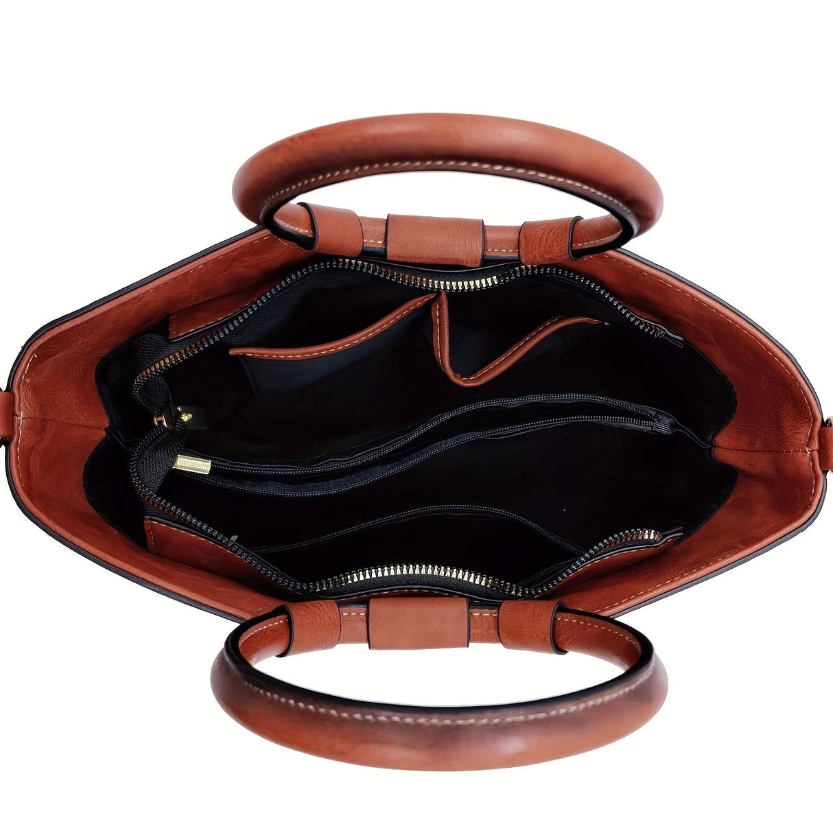 Handcrafted Embossed Leather Tote – Retro Style Workoutry