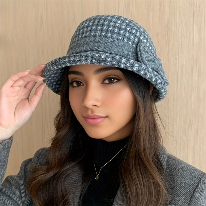 Wool Cloche Hat – Warm Roll-Up Winter Style Workoutry